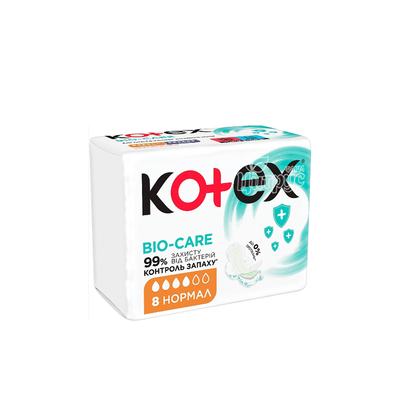 Прокладки Котекс (Kotex) Bio Care Normal 8 штук