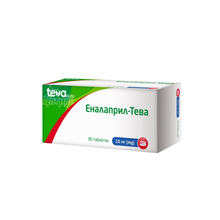 Еналаприл-Тева таблетки 10 мг 90 штук