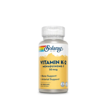 Соларей (Solaray) Вітамін К2 (Vitamin K2 (MK-7)) 50 мкг 30 штук веганські капсули