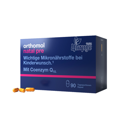 Ортомол Натал Пре 90 штук (Orthomol Natal Pre) для планування вагітності капсули
