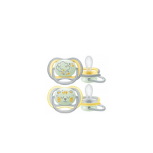 Соска пустушка Філіпс Авент (Philips Avent) Ultra air силіконова ортодонтична нічна від 18 місяців 2 штуки SCF376/01