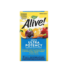 Мультивітаміни для чоловіків Ультра 60 штук Нейчерал Вей Елайв (Nature`s Way Alive! Men`s Ultra Potency) таблетки