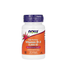 Вітамін Д3 5000 МО 30 штук Нау Фудс (Vitamin D3 Now Foods) капсули гелеві