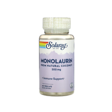 Соларей (Solaray) Монолаурин 500 мг 60 штук (Monolaurin) Для підтримки імунітету веганські капсули