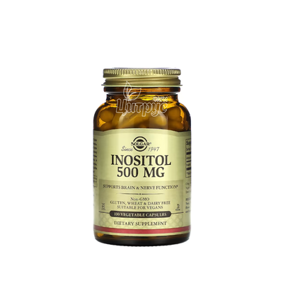 Солгар (Solgar) Інозитол 500 мг 100 штук (Inositol) капсули вегетеріанські