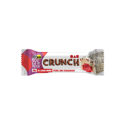 Батончик Фітвін (Fitwin) Crunch Bar Лічі-полуниця 50 г