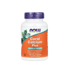 Кораловий кальцій плюс 100 штук Нау Фудс (Coral Calcium Plus Now Foods) з магнієм та вітаміном D3 капсули вегетеріанські
