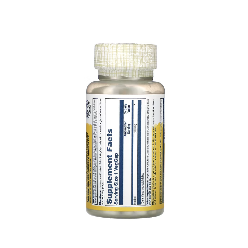 фото 2/Соларей (Solaray) Інозитол 500 мг 100 штук (Inositol) веганські капсули