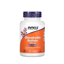 Хондроїтин сульфат 600 мг 120 штук Нау Фудс (Chondroitin Sulfate Now Foods) капсули