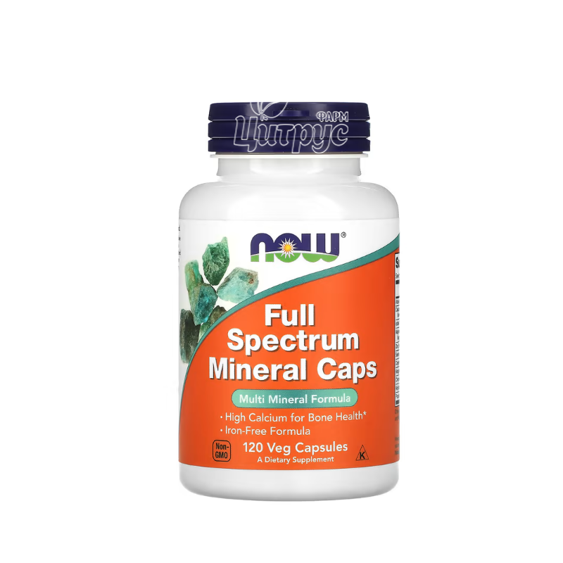фото 1/Мінеральний комплекс Нау Фудс 120 штук (Full Spectrum Mineral Now Foods) капсули