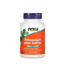 Калій плюс Йод 180 штук Нау Фудс (Potassium plus Iodine Now Foods) таблетки
