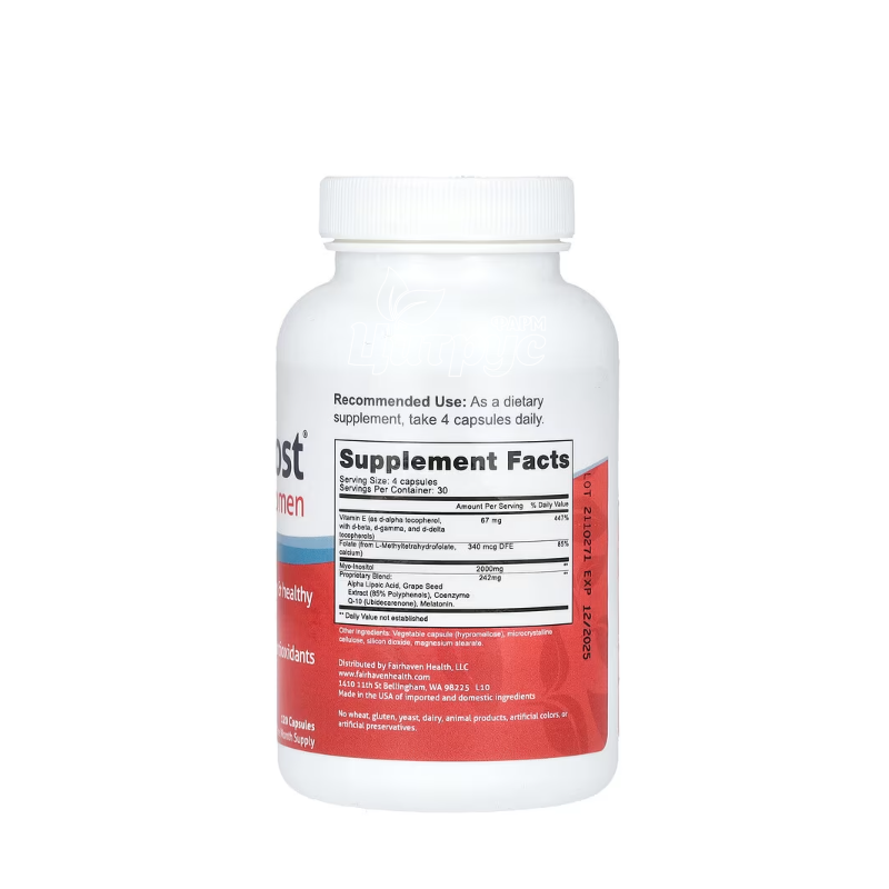 фото 2/Комплекс для жінок ОваБуст Нау Фудс 120 штук (Fairhaven Health OvaBoost) капсули