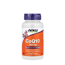 Коензим Q10 200 мг 60 штук Нау Фудс (Coenzyme Q10 Now Foods) Підтримка серцево-судинної системи капсули вегетеріанські