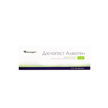 Дієногест Алвоген таблетки вкриті оболонкою 2 мг 28 штук