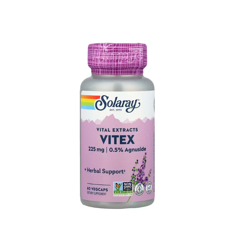 фото 1/Соларей (Solaray) Вітекс (Vitex) 225 мг 60 штук веганські капсули