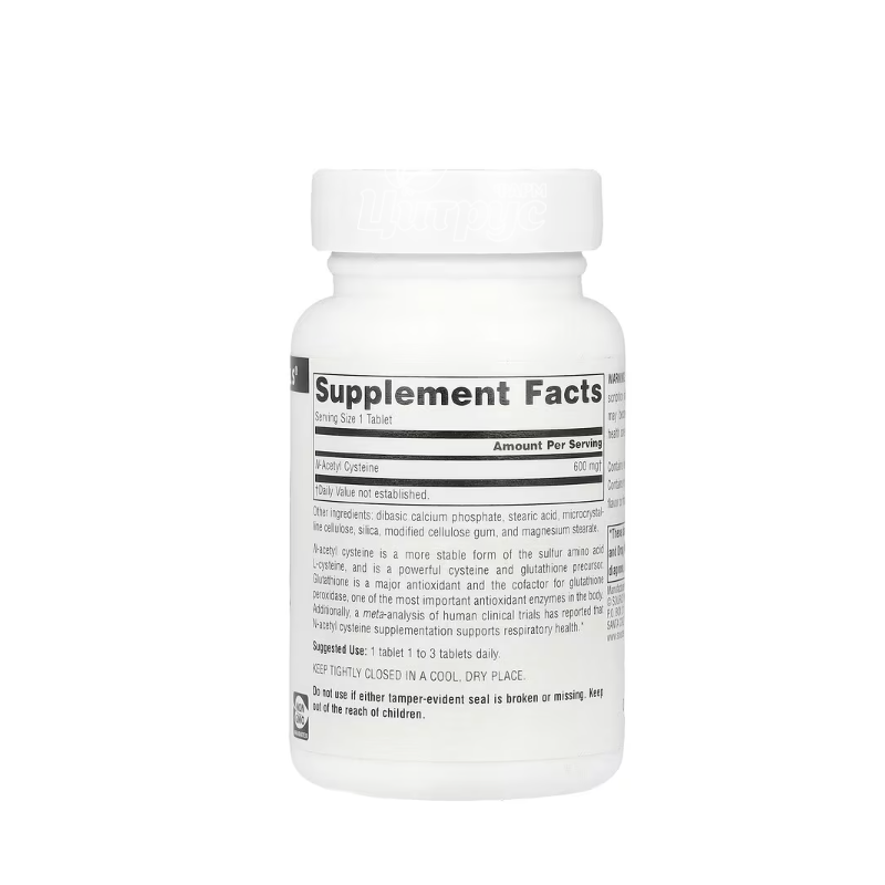 фото 2/NAC N-ацетилцистеїн 600 мг 60 штук Сорс Нейчералс (NAC Source Naturals) таблетки