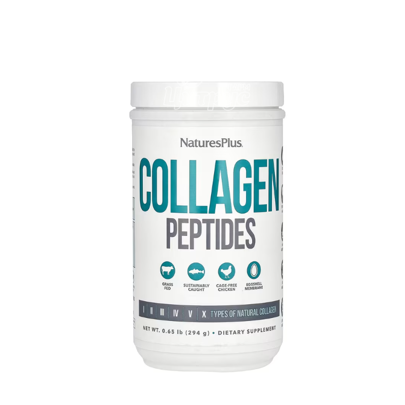 фото 1/Пептиди колагену порошок 294 г Натурес Плюс (Natures Plus Collagen Peptides) без смаку