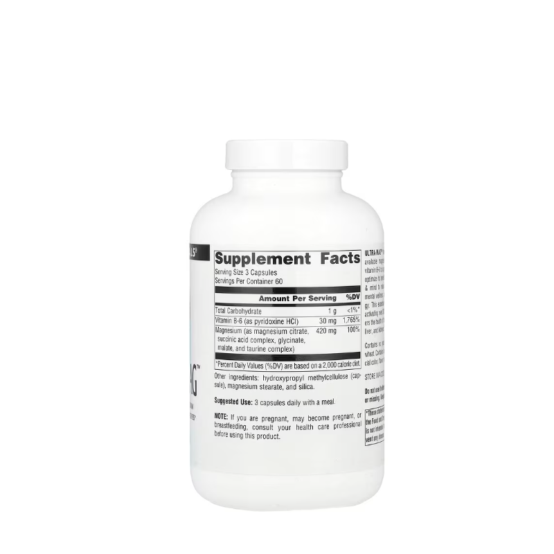 фото 2/Ультра-Маг Сорс Нейчералс 180 штук (Ultra-Mag Source Naturals) Комплекс із магнієм капсули