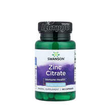 Свансон (Swanson) Цинк Цитрат 30 мг 60 штук (Zinc Citrate) капсули