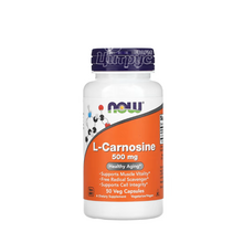 L-Карнозин Нау Фудс 500 мг 50 штук (L-Carnosine Now Foods) капсули вегетеріанські