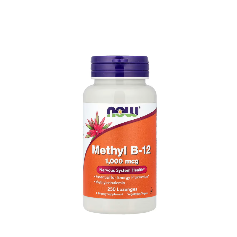 фото 1/Метил В-12 1000 мкг 250 штук Нау Фудс (Methyl B-12 Now Foods) льодяники