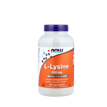 L-Лізин 500 мг 250 штук Нау Фудс (L-Lysine Now Foods) Незамінна амінокислота капсули