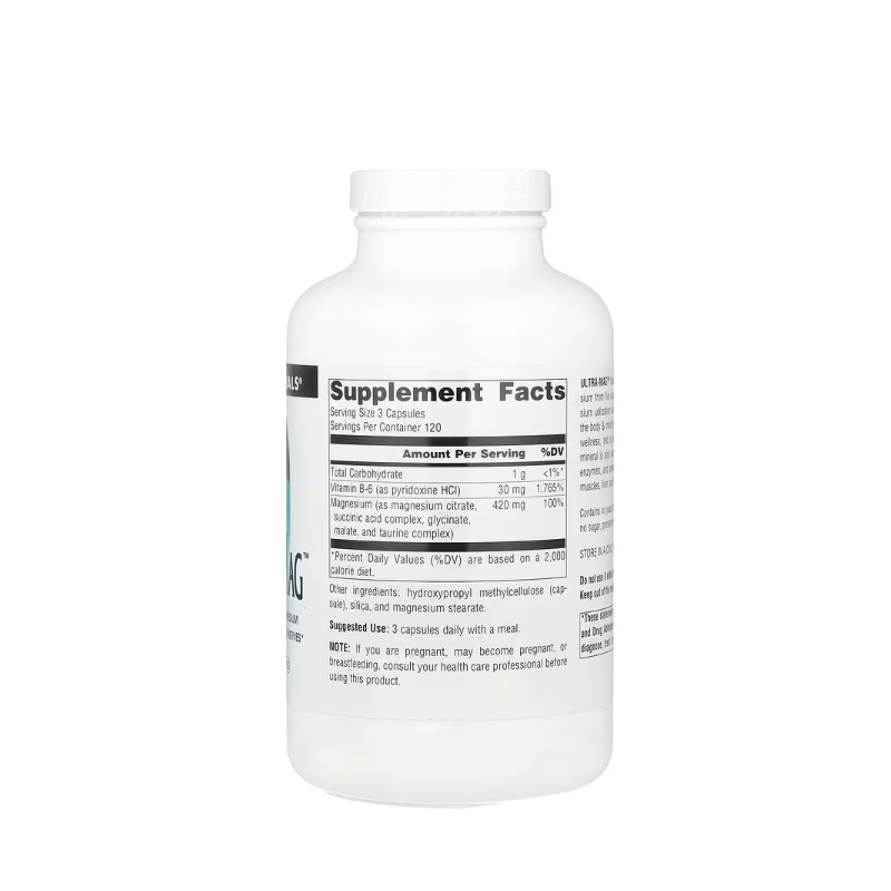 фото 2/Ультра-Маг Сорс Нейчералс 360 штук (Ultra-Mag Source Naturals) Комплекс із магнієм капсули