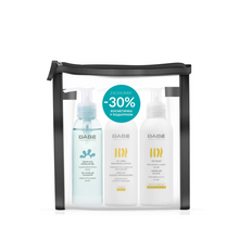 Набір Бабе (Babe) №1 Очищуючий Гель Міцелярний + Мило на основі олій + Лосьйон для тіла (тревел формат)